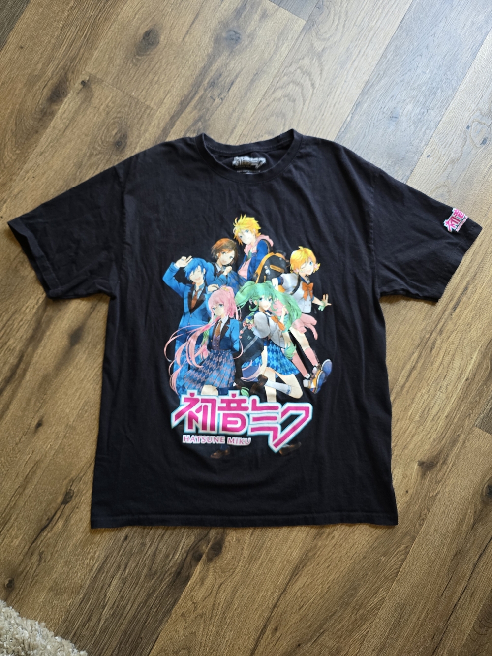 Hatsune Miku Black Graphic Tee